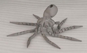 3D打印-金屬章魚模型案例分析