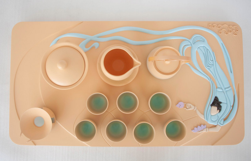 3d打印茶具成品